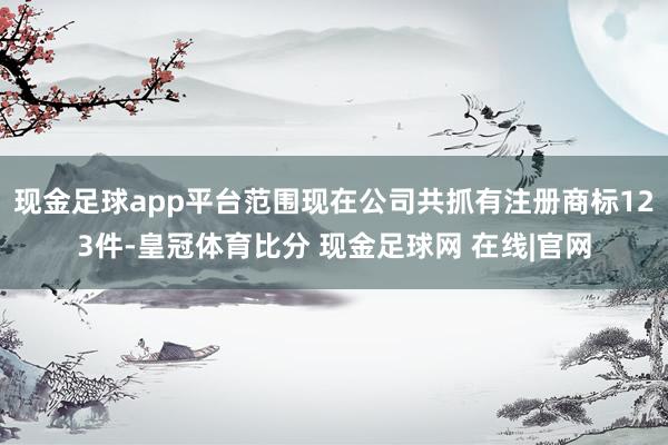 现金足球app平台范围现在公司共抓有注册商标123件-皇冠体育比分 现金足球网 在线|官网