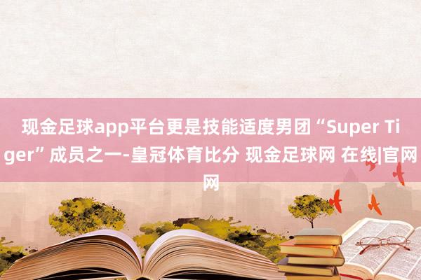 现金足球app平台更是技能适度男团“Super Tiger”成员之一-皇冠体育比分 现金足球网 在线|官网
