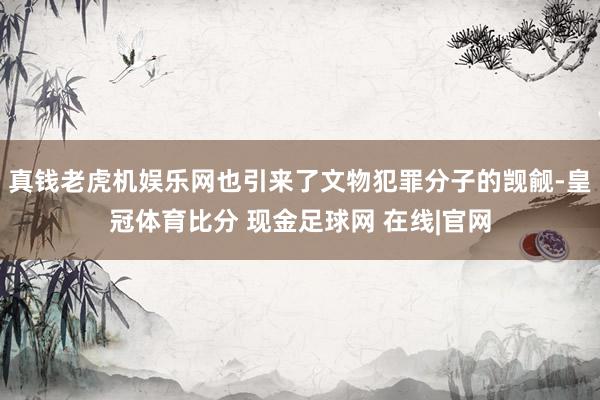 真钱老虎机娱乐网也引来了文物犯罪分子的觊觎-皇冠体育比分 现金足球网 在线|官网