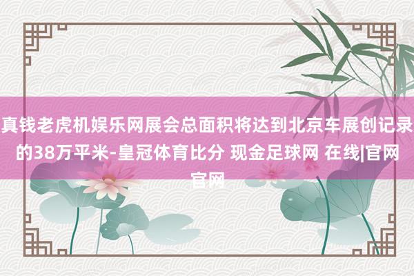 真钱老虎机娱乐网展会总面积将达到北京车展创记录的38万平米-皇冠体育比分 现金足球网 在线|官网