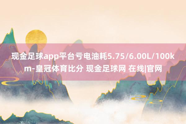 现金足球app平台亏电油耗5.75/6.00L/100km-皇冠体育比分 现金足球网 在线|官网